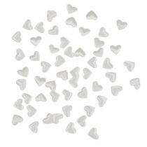 Article Coeurs à disperser blancs 1,3 cm 500 pcs