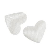 Article Coeurs à disperser blancs 1,3 cm 500 pcs