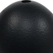 Article Décoration oeuf d'autruche soufflé déco Pâques noir Ø12cm H14cm