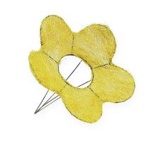 Manchette Sisal jaune Ø20cm Manchette fleur 8pcs