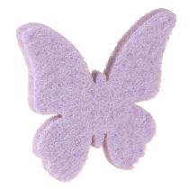 Article Décoration à disperser Fleurs de papillon de printemps 6 couleurs 4 cm 72 pièces