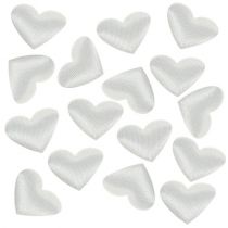 Article Décoration à disperser coeurs blancs 14mm 800 pcs