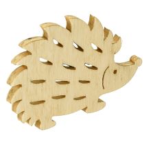 Article Décoration à disperser décoration hérisson en bois vert marron blanc 4x3cm 72 pcs