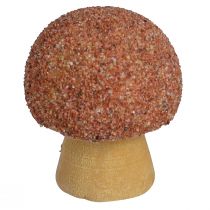 Article Décoration à disperser champignons en bois décoration mini champignons marron Ø2cm 24 pcs