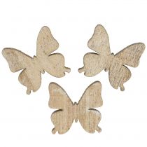 Article Décoration épars papillon bois nature 2cm 144p