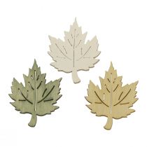 Article Décoration à disperser feuilles d&#39;automne décoration d&#39;érable colorée 3x4cm 72 pcs