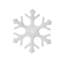 Article Décoration à disperser flocons de neige blanc 3,5 cm 120 pcs