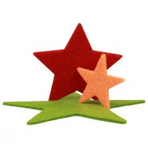 Étoiles de décoration à disperser, pièces à disperser Noël colorées 108 pièces