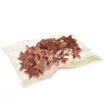 Article Décoration à disperser étoiles de Noël étoiles dispersées rose Ø4/5cm 40pcs