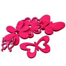 Mélange de figurines Rose vif Assortie 2cm - 4cm 72P