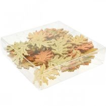 Article Décoration de table automne feuilles d'automne décoration dispersée feuilles 4cm 72 pcs