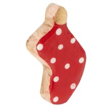 Article Chaussettes à pois, décoration de table de Noël, 6 cm, lot de 8