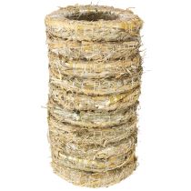 Article Anneau de paille vierge pour décorations et compositions florales à faire soi-même
