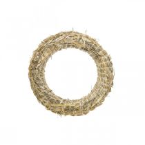 Couronne de paille 25/6cm 10 pièces