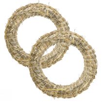 Article Couronne de paille Couronne Strohroman vierge 35/6cm 2pcs