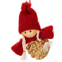 Article Ensemble de 30 décorations de Noël en paille, figurines et étoiles de 6 cm, pour sapin.