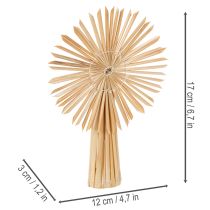 Article Ensemble de 35 étoiles et figurines en paille pour sapin de Noël