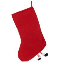 Article Chaussette de Noël à motif à suspendre, 50 cm, 3 pièces