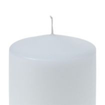 Article Bougie pilier 100/80 blanc 6 pcs
