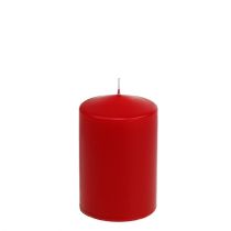 Article Bougie pilier 120/80 rouge 6pcs