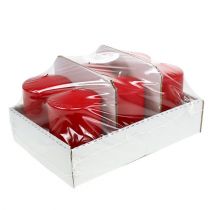 Article Bougie pilier 120/80 rouge 6pcs
