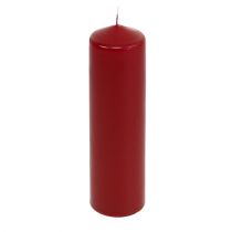 Article Bougies piliers rouges Bougies de l&#39;Avent vieux rouge 200/50mm 24pcs