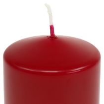 Article Bougies piliers rouges Bougies de l'Avent vieux rouge 200/50mm 24pcs