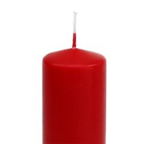 Article Bougies piliers rouges Bougies de l&#39;Avent bougies rouges 200/50mm 24 pcs