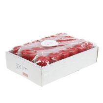 Article Bougie pilier 80/40 rouge 24 pcs