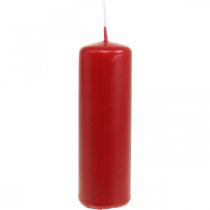 Article Bougie pilier 120/40 rouge 24pcs