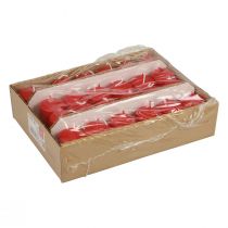 Article Bougies piliers bougies de l'Avent rouges petites bougies 60/40mm 24 pcs