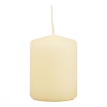 Article Bougies pilier crème Bougies de l&#39;Avent petites 70/50mm 24 pcs