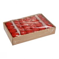Article Bougies piliers rouges Bougies de l'Avent bougies rouges 70/50mm 24 pcs
