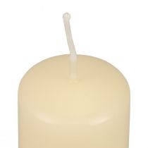 Article Bougies piliers crème Bougies de l&#39;Avent bougies 100/50mm 24 pcs
