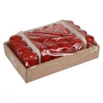 Article Bougies piliers rouges Bougies de l'Avent vieux rouge 100/50mm 24 pcs