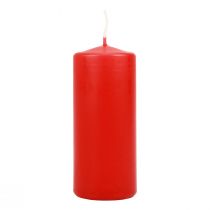 Article Bougies piliers rouges Bougies de l&#39;Avent bougies rouges 120/50mm 24pcs