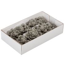 Article Plantes artificielles succulentes en cire avec fil de fer, 8 cm, lot de 8