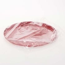 Article Plateau décoratif rouge, design minimaliste, 27 cm