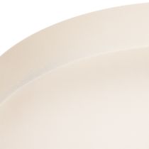 Article Plateau décoratif rond pour accessoires de maison, 20 cm