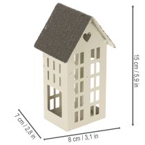 Article Ensemble de trois phares en métal sur plateau, 35 cm, 1 ensemble