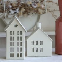 Article Mini maison élégante pour bougie chauffe-plat, décoration de table, 15 cm