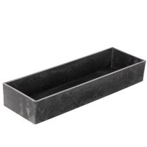 Article Plateau rectangulaire avec poignées, plateau décoratif pour table, 32 cm