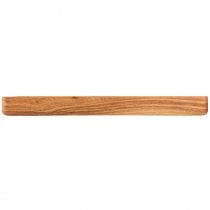 Article Plateau rectangulaire en bois d'acacia huilé 40x15x4cm