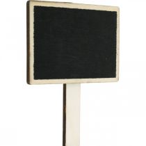 Planche à coller, planche en bois pour écrire, panneau végétal, décoration mariage, rentrée scolaire 10×7cm L22cm 12pcs