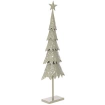 Article Sapin de Noël décoratif sur pied avec étoile, décoration de table festive, 74 cm