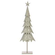 Article Sapin de Noël décoratif sur pied avec étoile, décoration de table festive, 74 cm