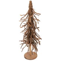 Article Arbre décoratif en branches de saule sur un socle en bois, 68 cm