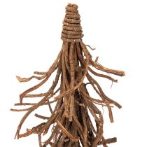 Article Arbre décoratif en branches de saule sur un socle en bois, 68 cm