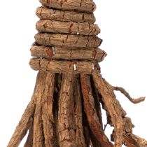Article Arbre décoratif en branches de saule sur un socle en bois, 68 cm