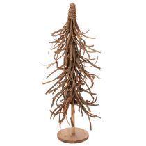 Article Arbre décoratif en branches de saule sur un socle en bois, 68 cm
